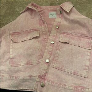 Pink Denim Jacket